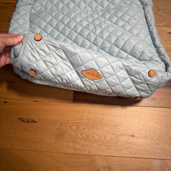 Mz Wallace Large Metro Quatro tote in Silver Blue - Picture 8 of 10